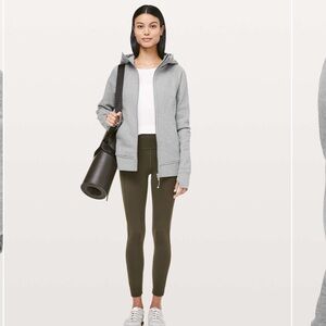lululemon athletica Heathered Core Medium Grey Scuba Hoodie